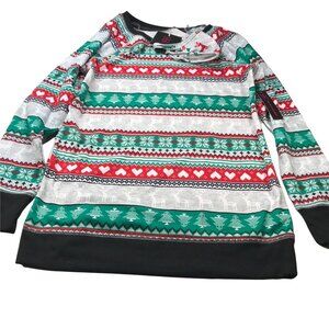 2 Piece No Boundaries Women's Size Small 3-5 Tunic Pullover With Mask Set New